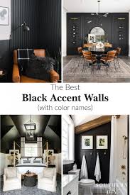 The Most Popular Black Accent Walls