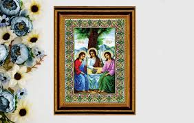 Counted Cross Stitch Kit Icon Trinity