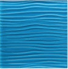 Cascades Wave Aqualina 6x6 Glass Tile