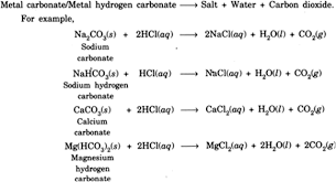 Metal Carbonate Or Metal Hydrogen