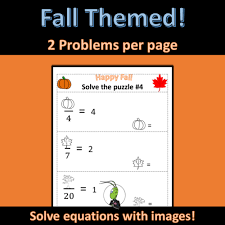 Solving Equations Logic Puzzles