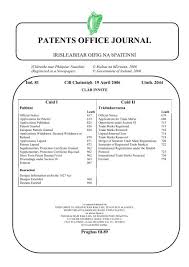 Patents Office Journal Irish Patents