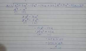 Factorise X 4 2x 3 13x 2 14x 24