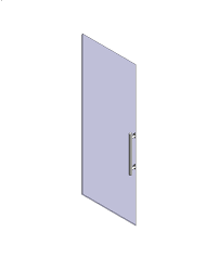 3d Revit Models Frameless Glass Door