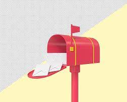 Vintage Letterbox Post Box Mail Box 3d