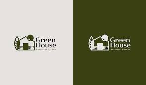 Green House Logo Universal Creative