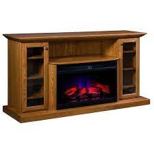 Bwood Fireplace Tv Stand From