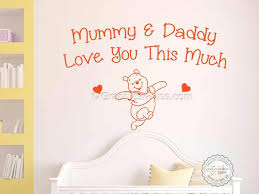 Nursery Wall Sticker Quote Winnie The