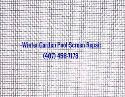 Pool Screen Repair Winter Garden 407