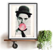 Charlie Chaplin Bubble Gum Artwork