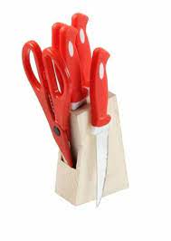 Icon Red Kitchen Knife Set At Rs 94 Set