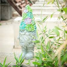 Mumtop Gnome Garden Statues With Solar