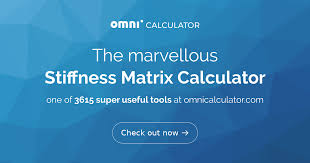 stiffness matrix calculator