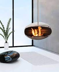Cocoon Aeris Fireplace Stainless