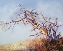 Dead Tree Painting By Nadya Rigaill
