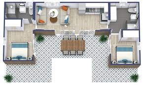 Floor Plan 2 Bedroom Tiny House Interior