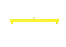 combination lifting bar spreader beam