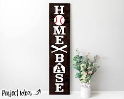 Home Base Baseball Porch Sign Digital