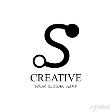 Letter S Logo Icon Design With Circuit
