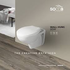 Wall Hung Semi Socca Creative Bath