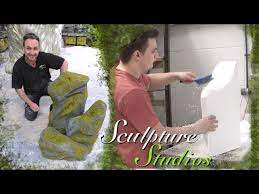 Mossy Polystyrene Styrofoam Rocks By