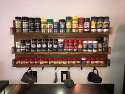 Large Modern Spice Rack Wall Mounted