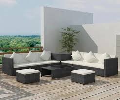 Outdoor Patio Conversation Set Sofa