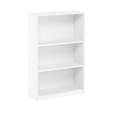 White Adjustable Shelf Bookcase