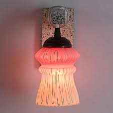 Mahganya Glass Fancy Wall Lamps