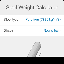 steel weight calculator