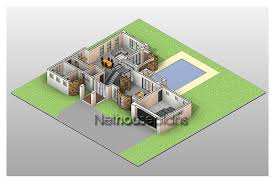 3 Bedroom 2 Bath House Plan With Nice