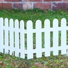 White Edgings Garden Picket Fence