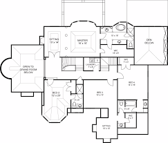 European House Plan With 4 Bedrooms And