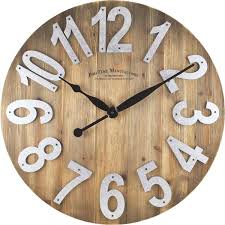 Firstime Co Slat Wood Wall Clock