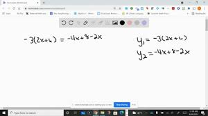 Solve Each Linear Equation