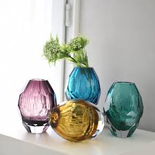 Faceted Glass Vase Apollobox