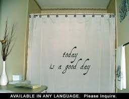 Inspirational Shower Curtain Today Is