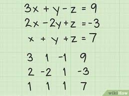 How To Solve Matrices With Pictures