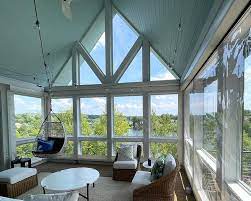 Outdoor Patio Angled Windows Specialty