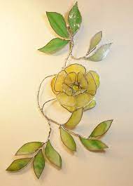 3d Stained Glass Flower Decorative
