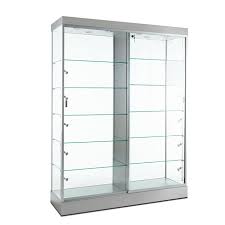 Large Glass Display Case With Lock