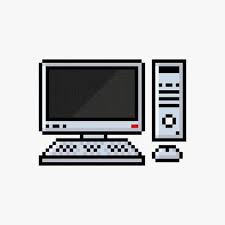 Pixel Computer Vector Art Icons And