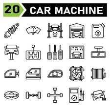 Car Lift Icon Vector Art Icons And