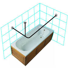 Stainless Steel Corner Shower Rod