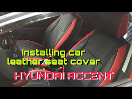 Installing Car Leather Seat Cover