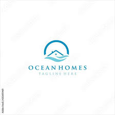 Beach Logo Water Design
