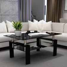 Rectangular Tempered Coffee Glass Table