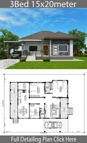 Bungalow House Design 9x13 5 Meter With