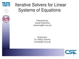 Ppt Iterative Solvers Jacobi Method