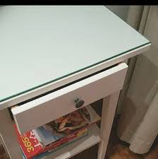 Ikea Hemnes Bedside Table With Glass